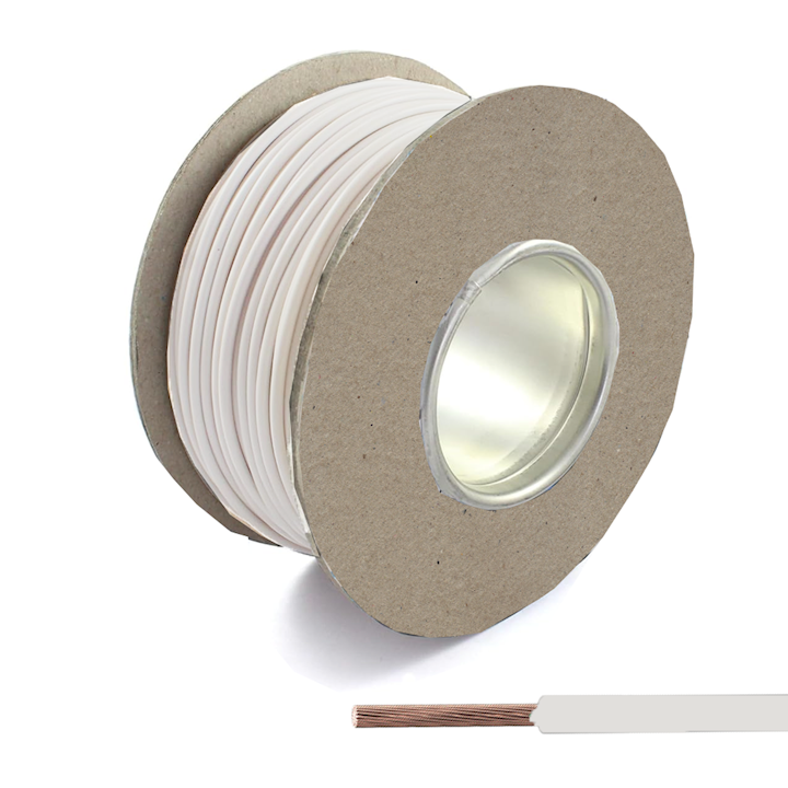 Automotive/Marine Thin Wall Cable  White 11amp (CAB.10/W)